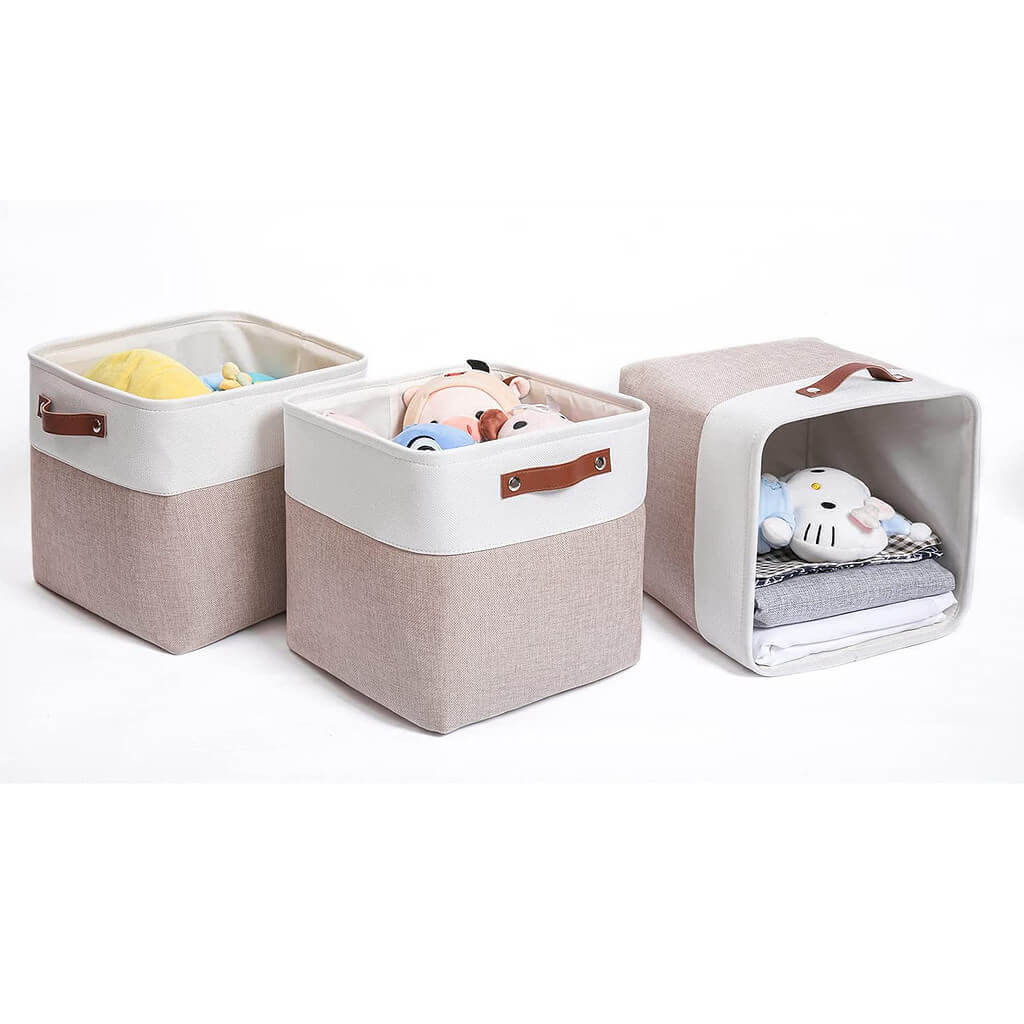 33cm Fabric Storage Cubes for Cube Shelving (1/3/4 Pack) - Image 142