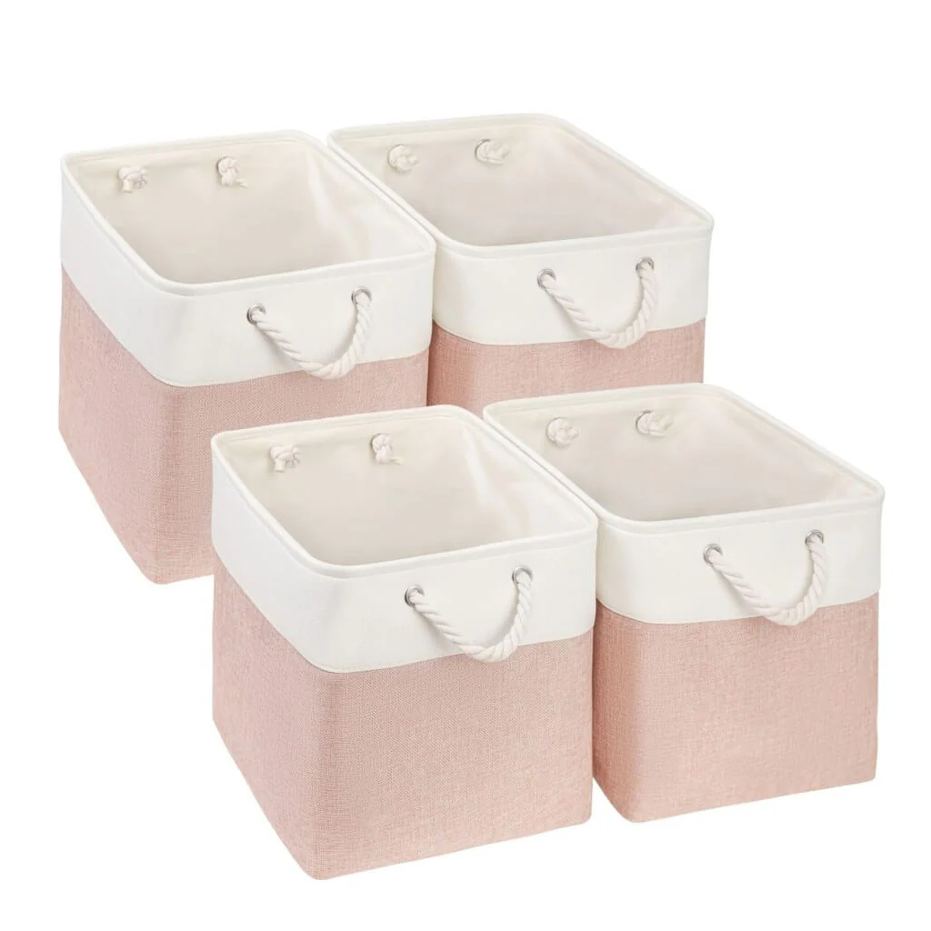 33cm Fabric Storage Cubes for Cube Shelving (1/3/4 Pack) - Image 33
