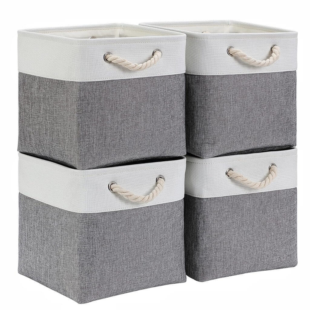 33cm Fabric Storage Cubes for Cube Shelving (1/3/4 Pack) - Image 45