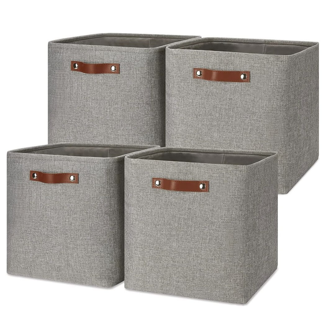 Grey Cube Storage Boxes - Image 8