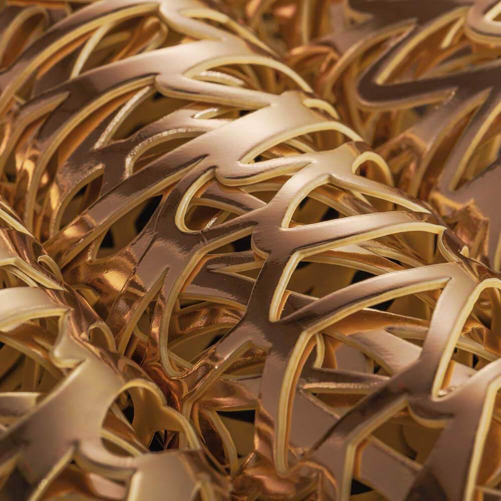 6PCS/Set Vinyl Gold Placemats And Coasters (Octagonal) - Image 6